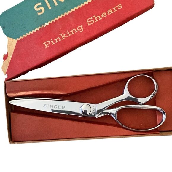 Vintage Singer Pinking Shears C 807 Original Box - Picture 3 of 6